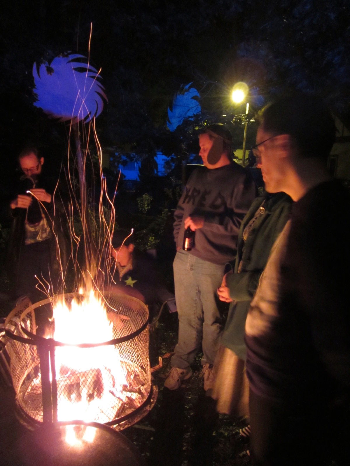 Group Around The Fire - 1