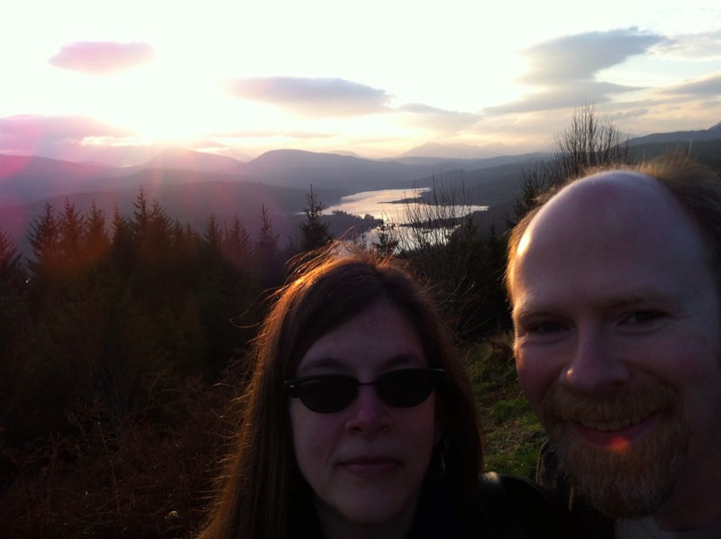 Abby & Aaron At Loch Garry