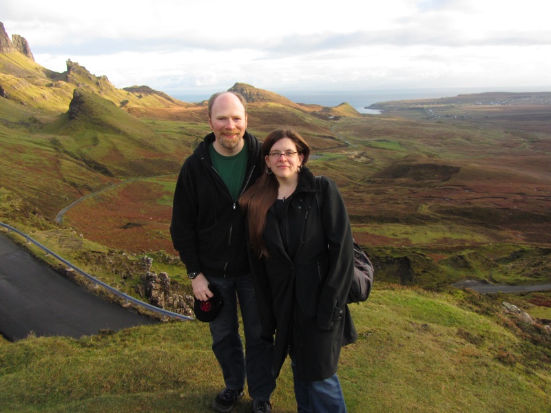 Aaron & Abby On The Trotternish Ridge