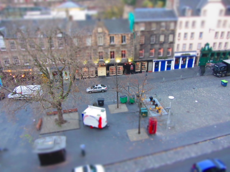 Fake Tilt-Shift - Grassmarket - 3