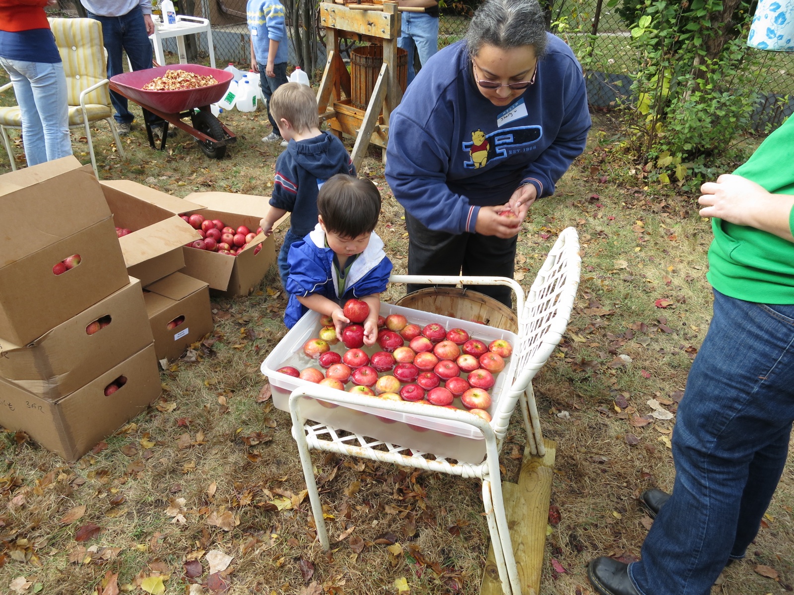 Alex Washes Apples - 2