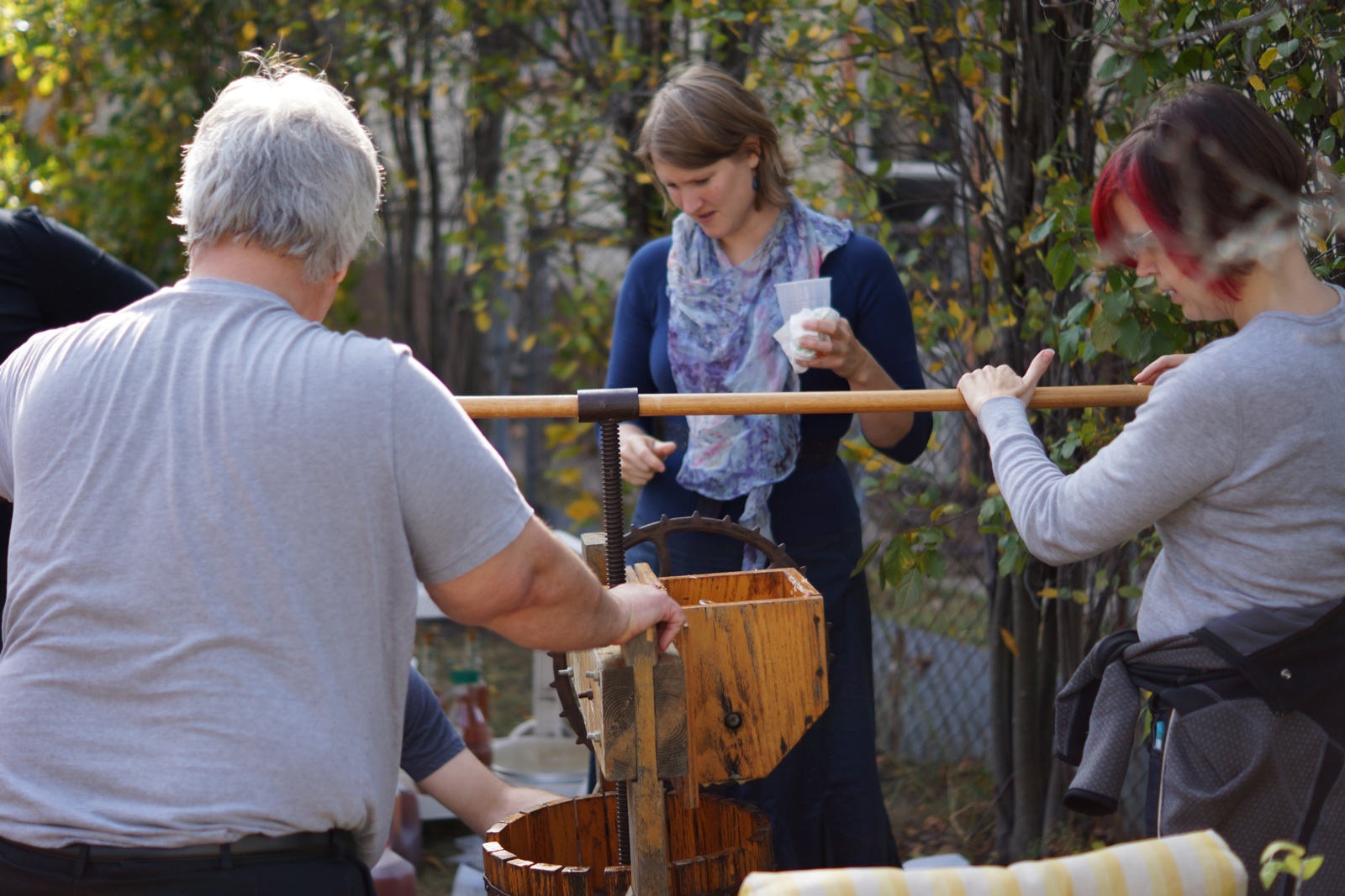 Pressing Cider