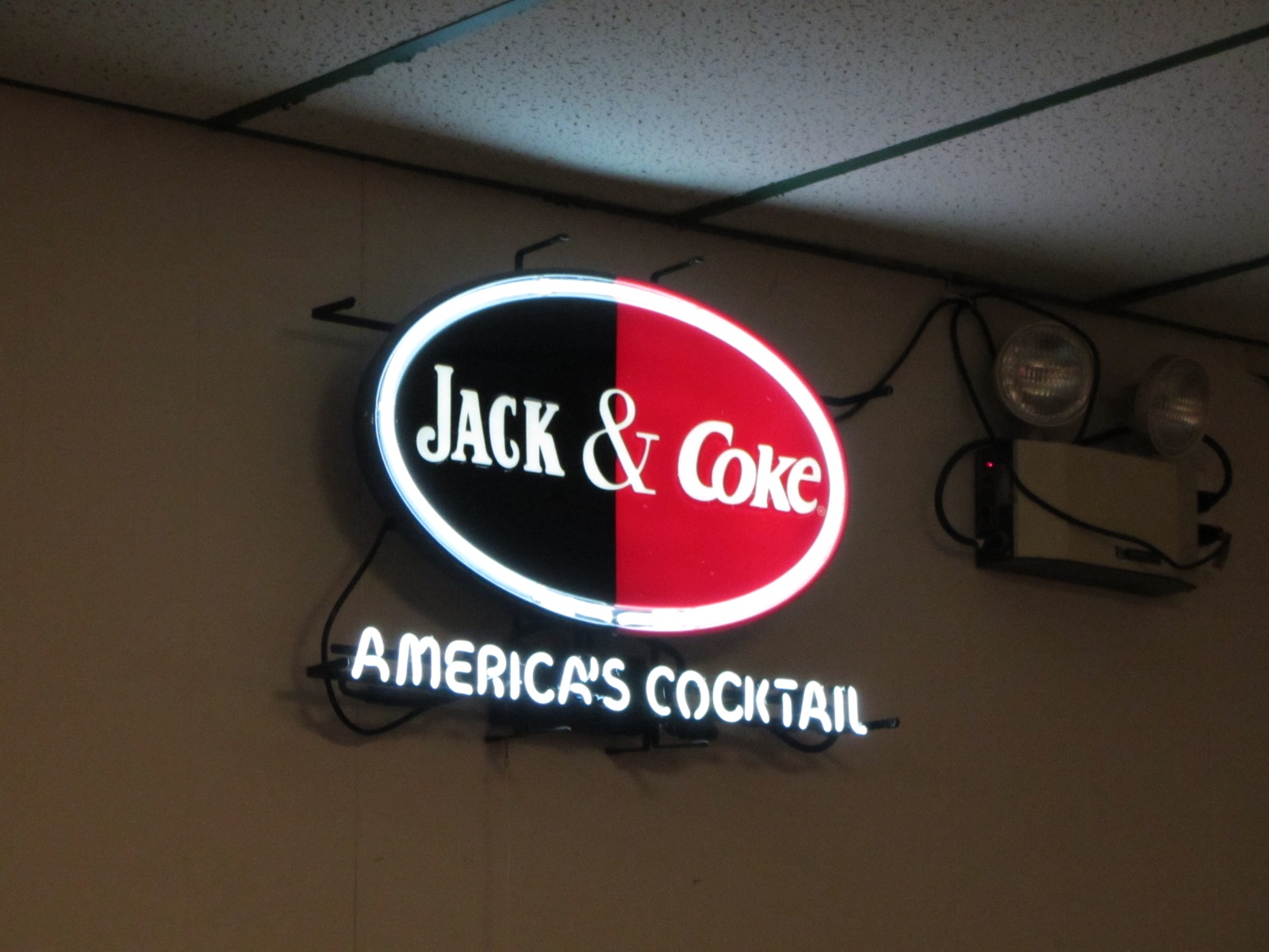 Jack & Coke Sign