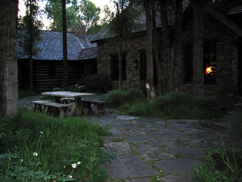 Main House And Picnic Table