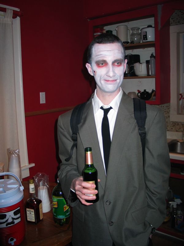 Mormon Zombie With Beer