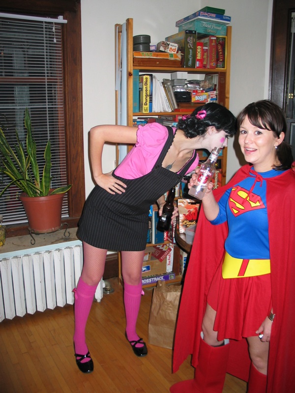 Goth Doll And Supergirl
