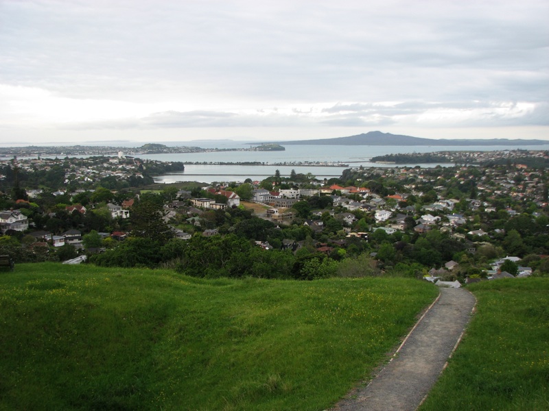 Auckland And Rangitoto From Mount Hobson