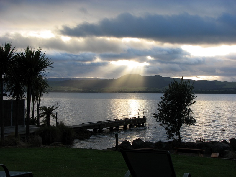 Sunrise Over Lake Rotorua - 3